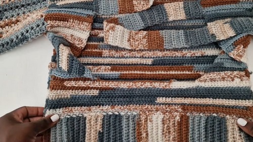 Crochet Open Back Sweater Pattern 8