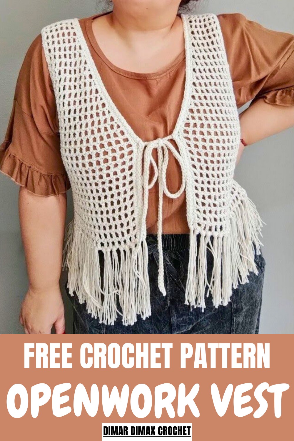 Crochet Openwork Vest Pattern
