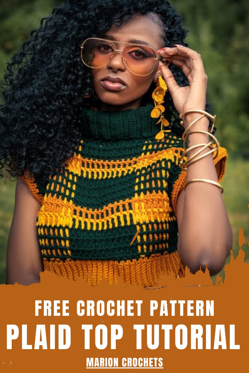 Crochet Plaid Top Tutorial