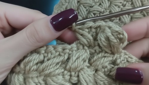 Crochet Puff Stitch Vest Pattern 5