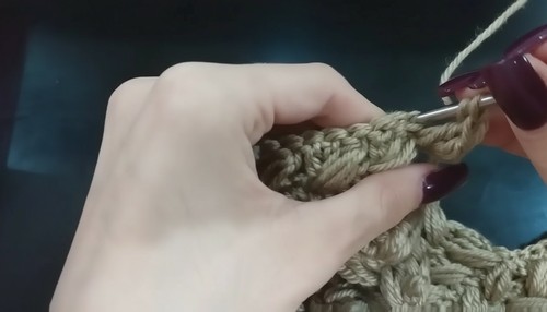 Crochet Puff Stitch Vest Pattern 6