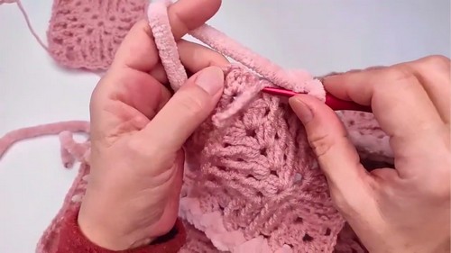 Crochet Puffy Cardigan Pattern 4