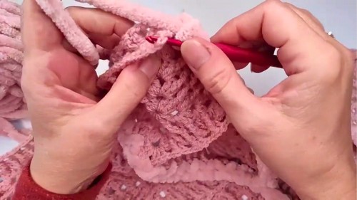 Crochet Puffy Cardigan Pattern 5