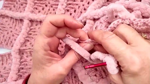 Crochet Puffy Cardigan Pattern 6