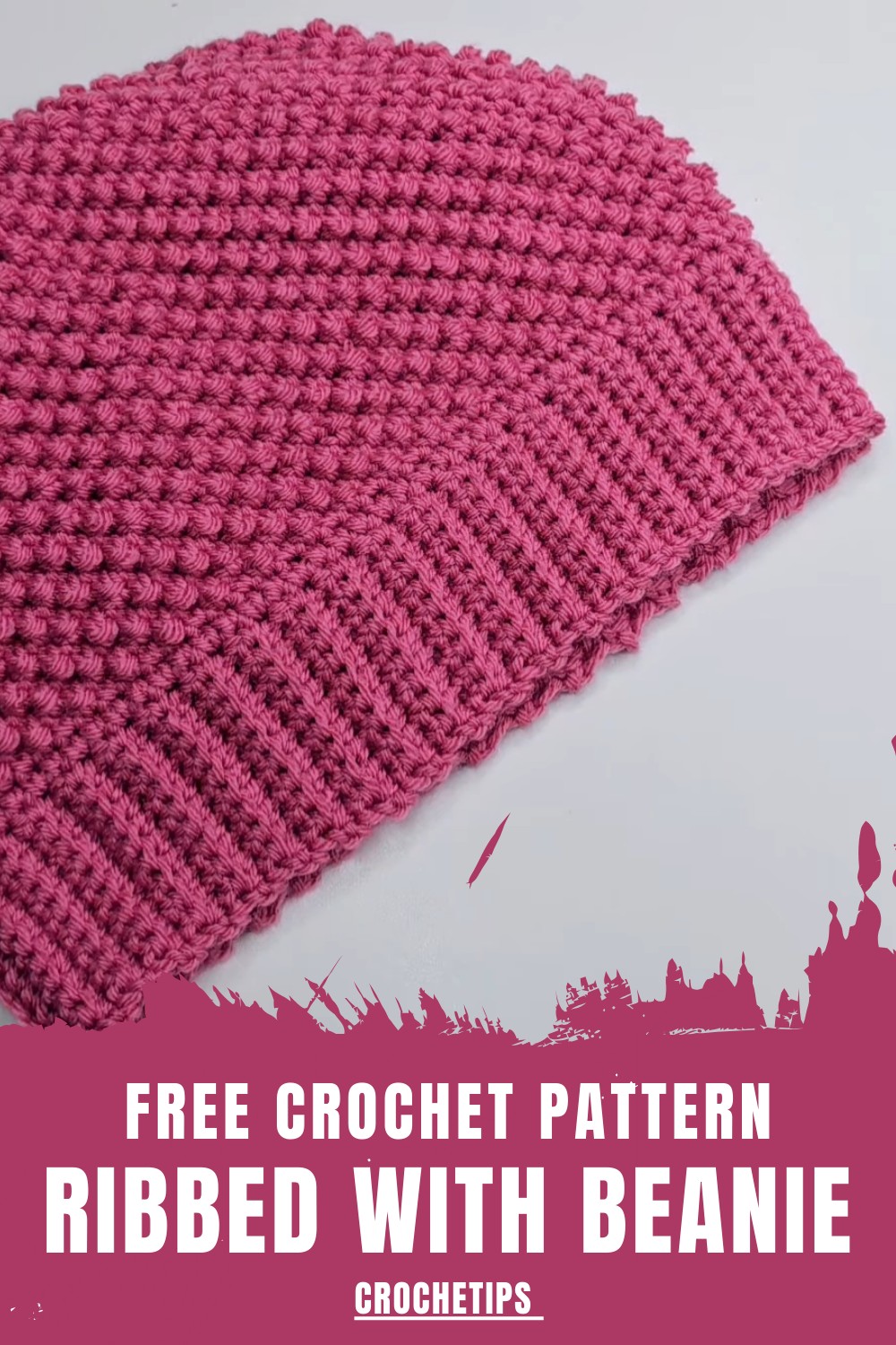 Crochet Ribbed Beanie