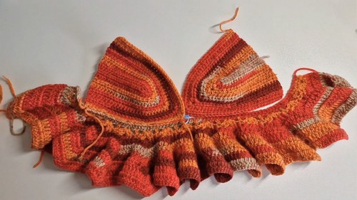 Crochet Ruffled Bralette Pattern 8