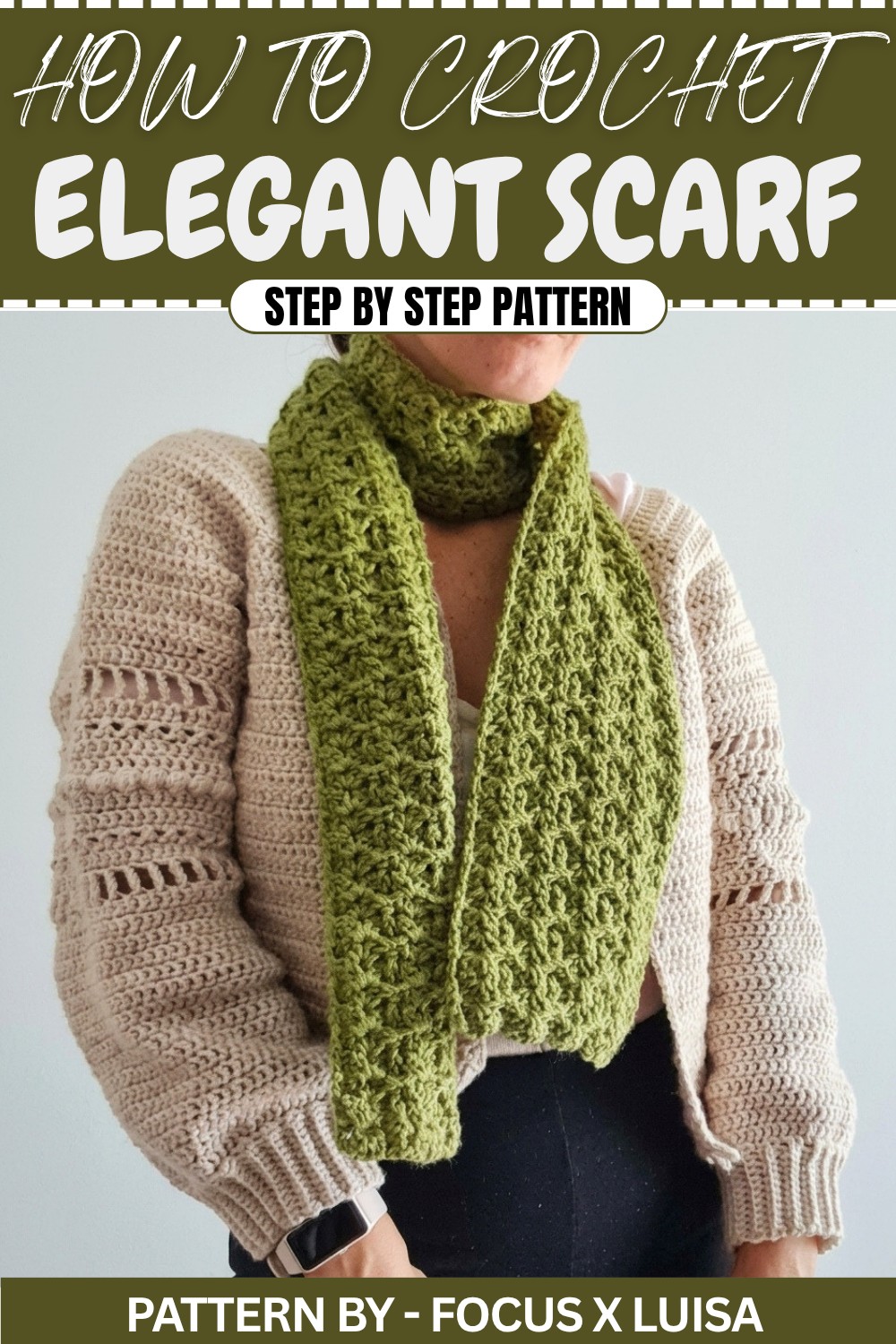 Crochet Scarf For Women