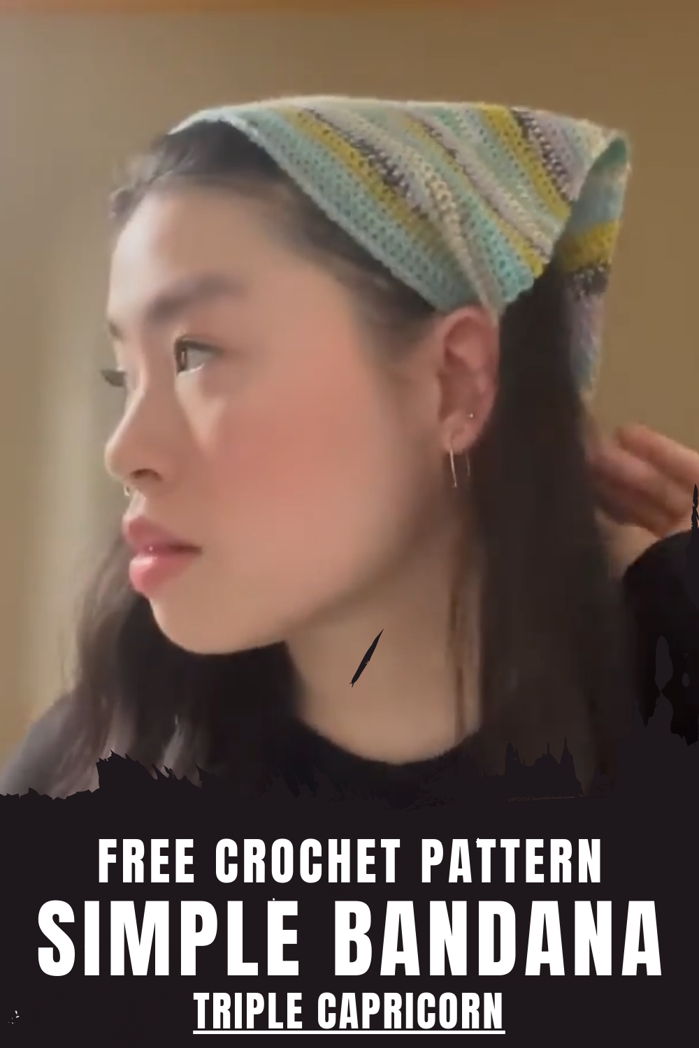 Crochet Simple Bandana