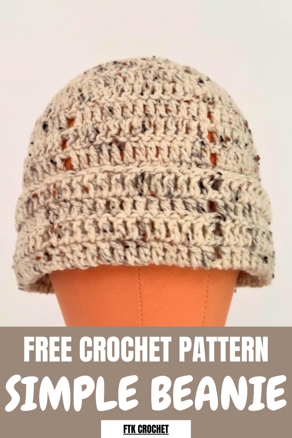 Crochet Simple Beanie Pattern
