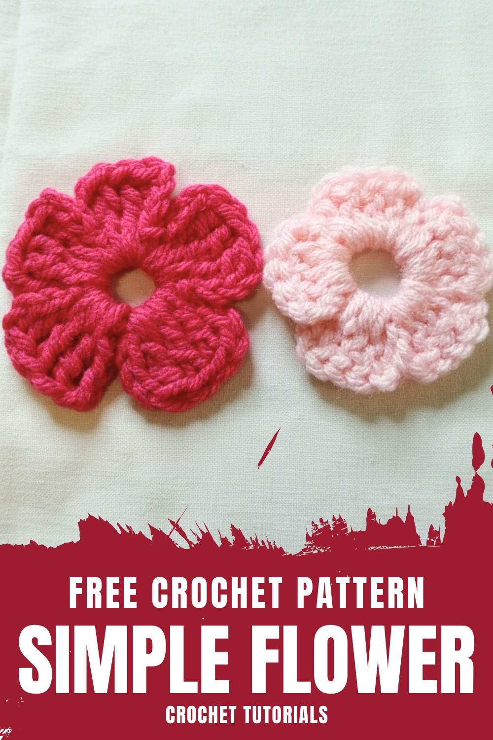 Crochet Simple Flower Pattern