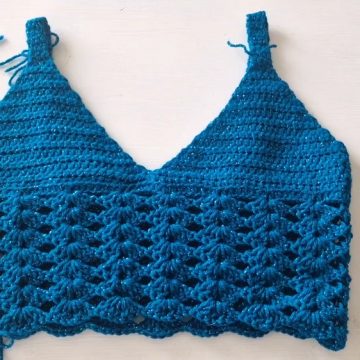 Crochet Simple Shell Top Pattern 9