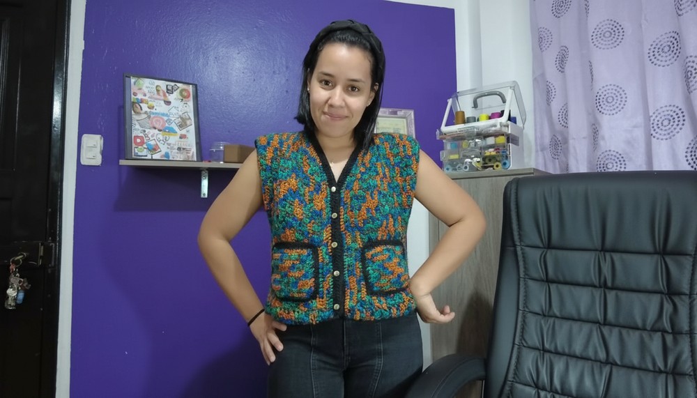 Crochet Sleeveless Vest Pattern 9