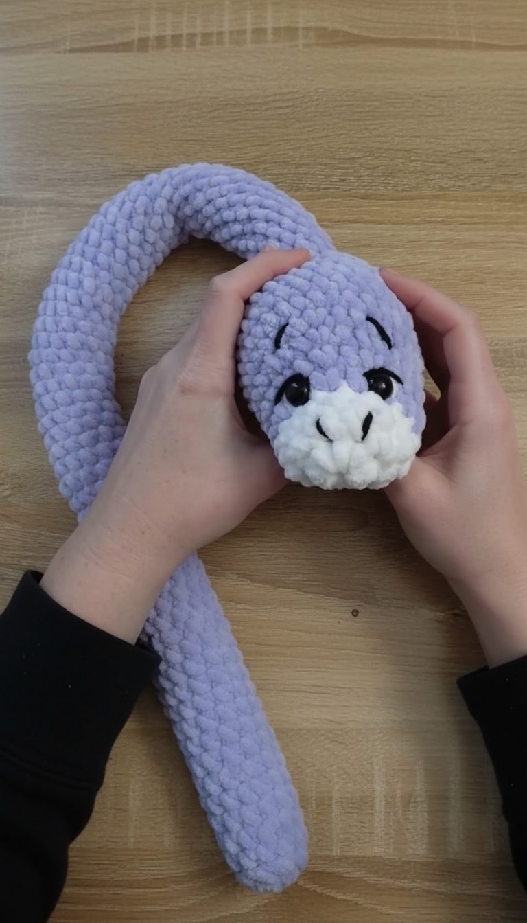 Crochet Snake Amigurumi Pattern 9