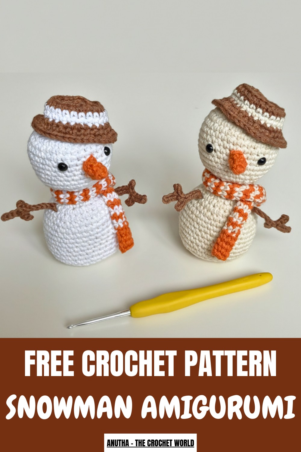 Crochet Snowman Amigurumi Pattern