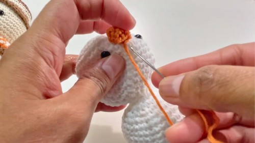 Crochet Snowman Amigurumi Pattern 6