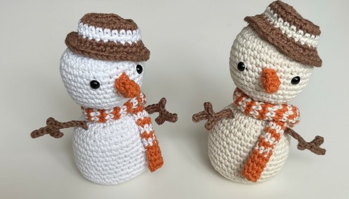Crochet Snowman Amigurumi Pattern 9