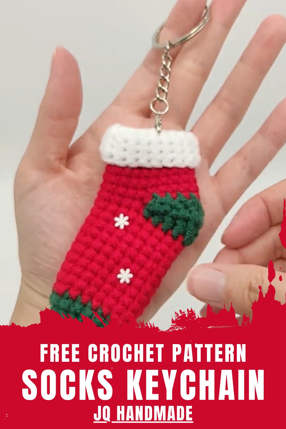 Crochet Socks Keychain