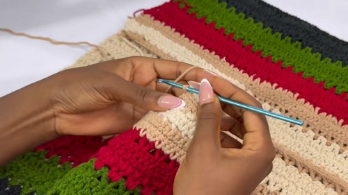 Crochet Summer Men Vest Pattern 7