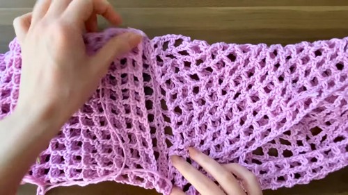 Crochet Summer Net Bolero Pattern 7