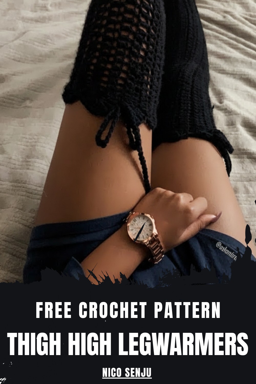 Crochet Thigh High Legwarmers