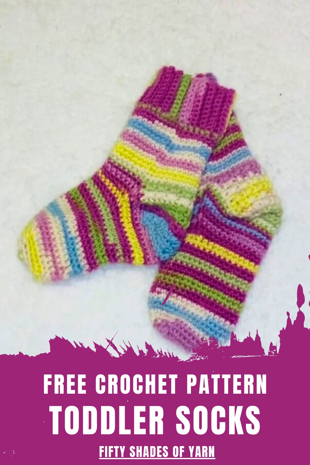 Crochet Toddler Socks