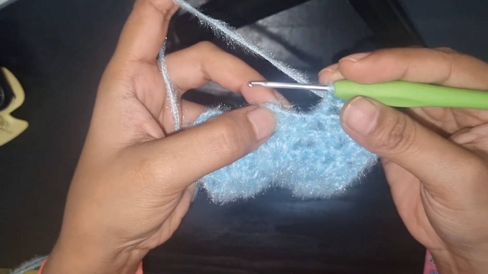 Crochet V Neck Sweater Vest