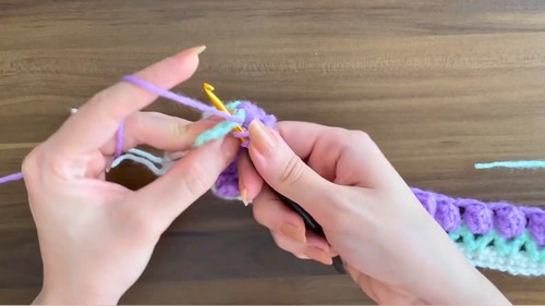 Crochet Tulip Hairband Pattern 5