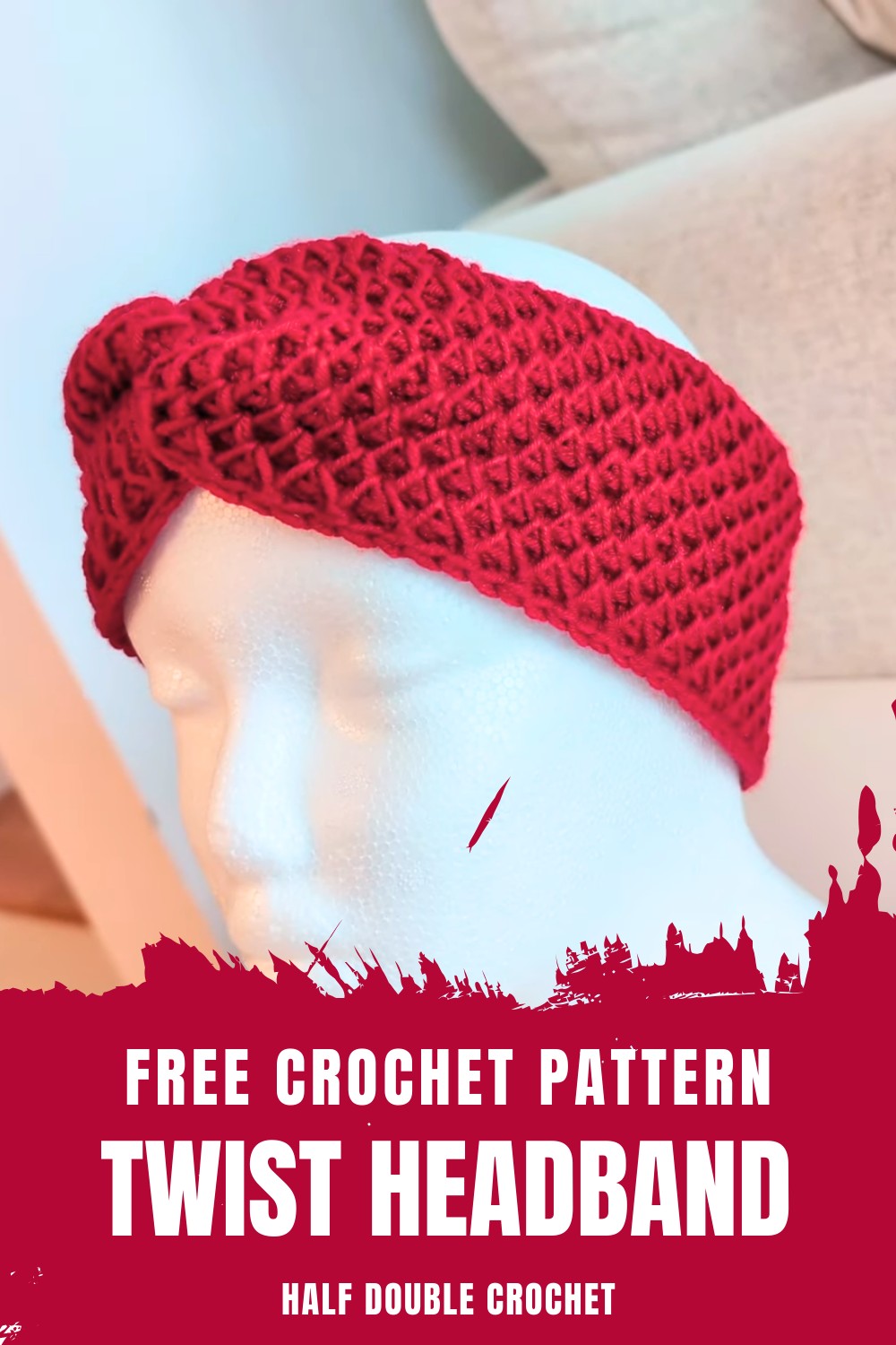 Crochet Twist Headband Tutorial