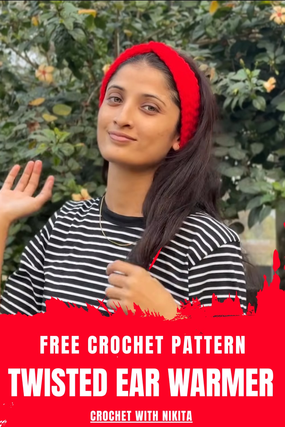 Crochet Twisted Ear Warmer