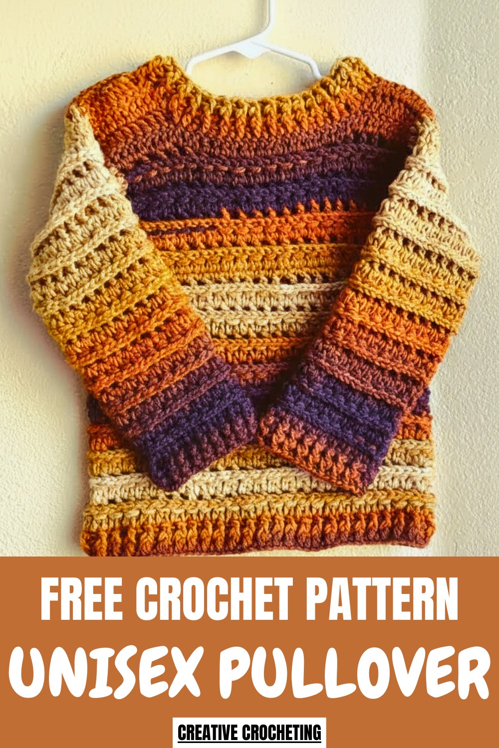 Crochet Unisex Pullover Pattern