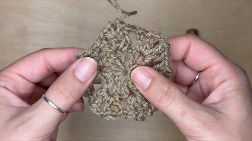 Crochet V-Stitch Hexagon Sweater Pattern 3