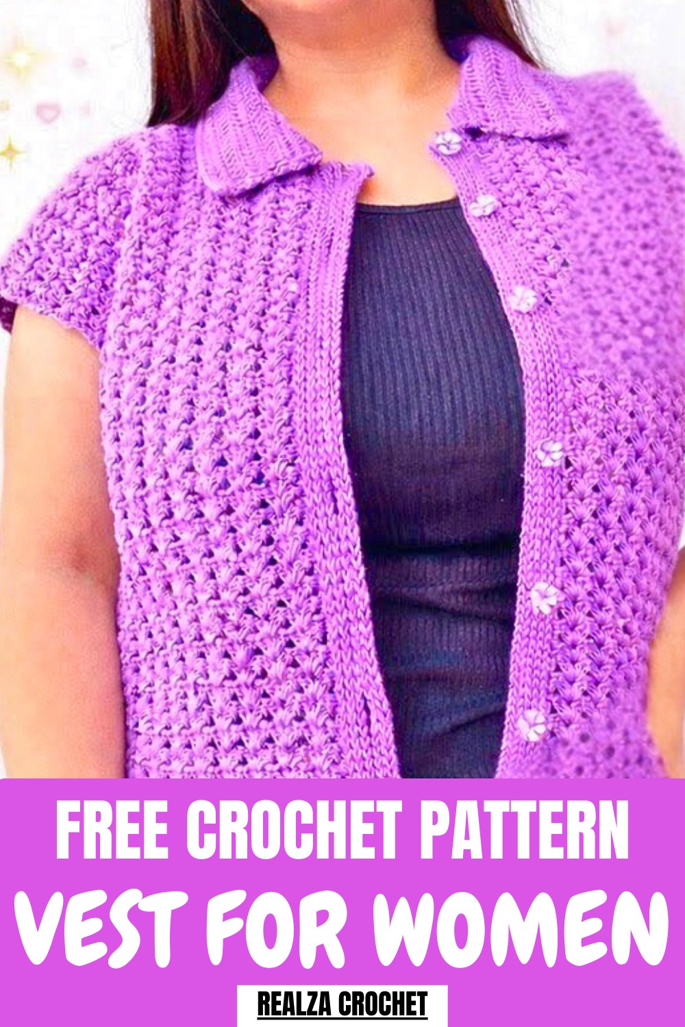Crochet Vest For Women Pattern