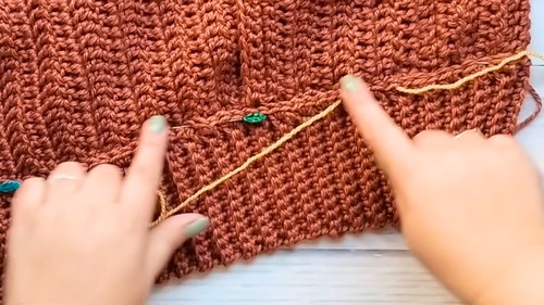 Crochet Vest With Pockets Pattern 6