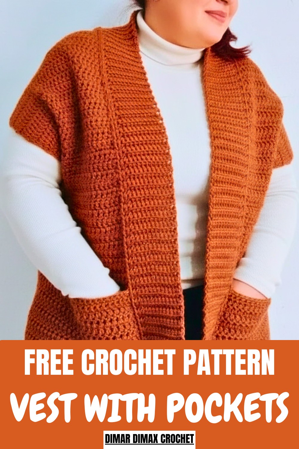 Crochet Vest With Pockets Pattern