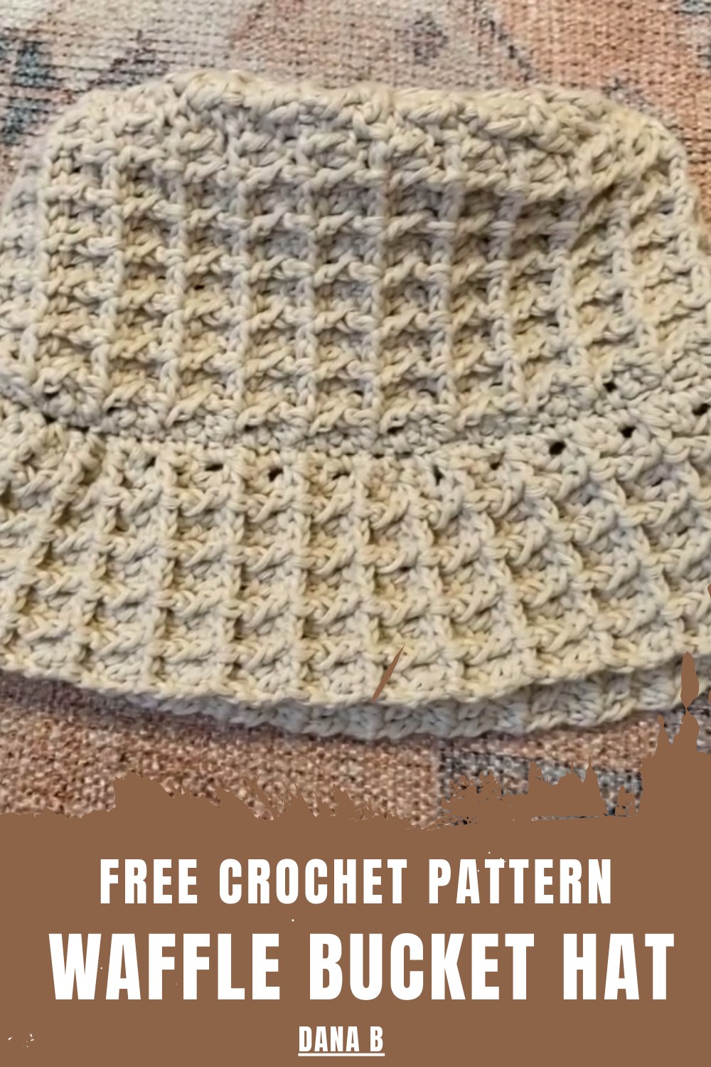 Crochet Waffle Bucket Hat