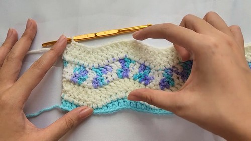 Crochet Wavy Bucket Hat Pattern 5