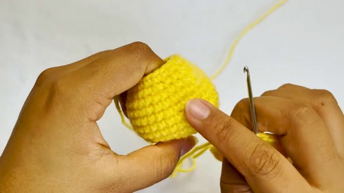 Crochet Winnie Pooh Hat Pattern 6