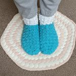 Crochet Winter Slippers Pattern 9