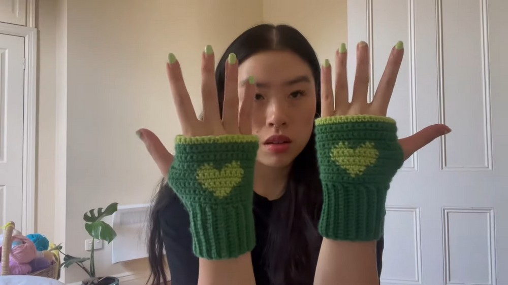Crochet Fingerless Gloves