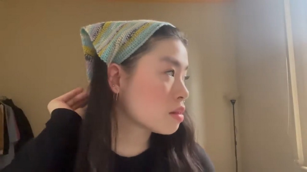 Crochet Simple Bandana