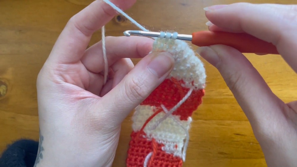 Crochet Striped Headband