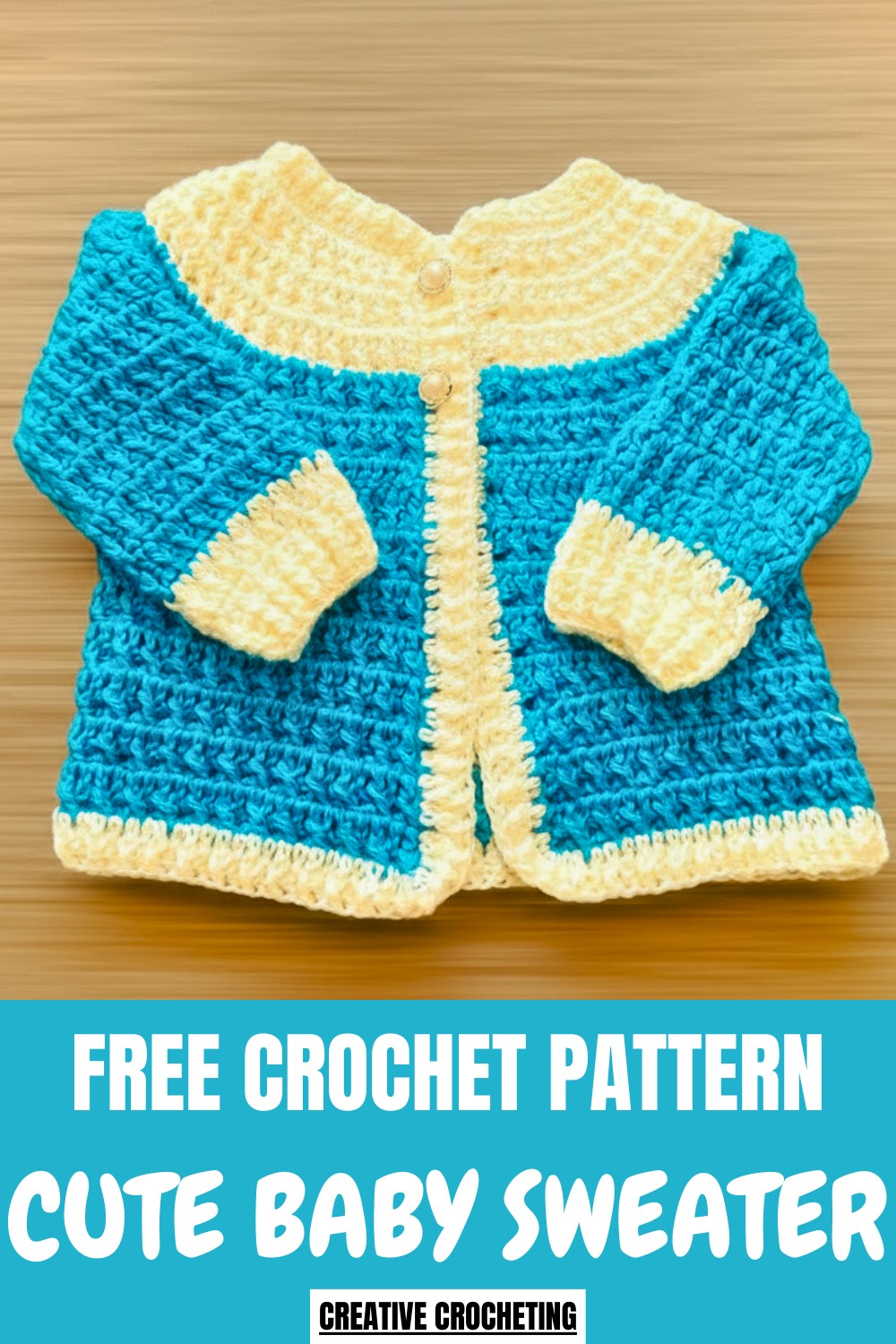 Cute Crochet Baby Sweater Pattern