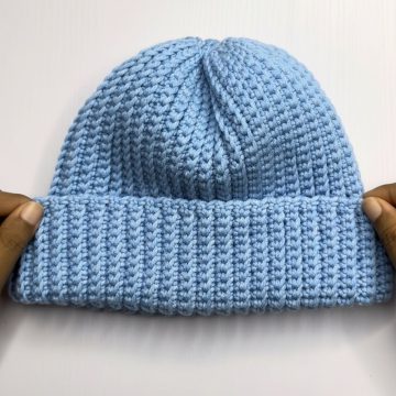 Cute Crochet Beanie Hat Pattern 9