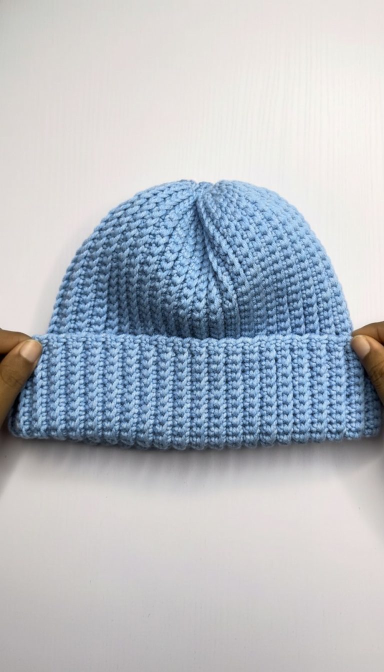Cute Crochet Beanie Hat Pattern 9