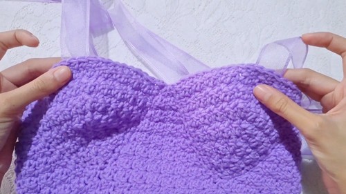 Cute Crochet Bustier Top Pattern 7