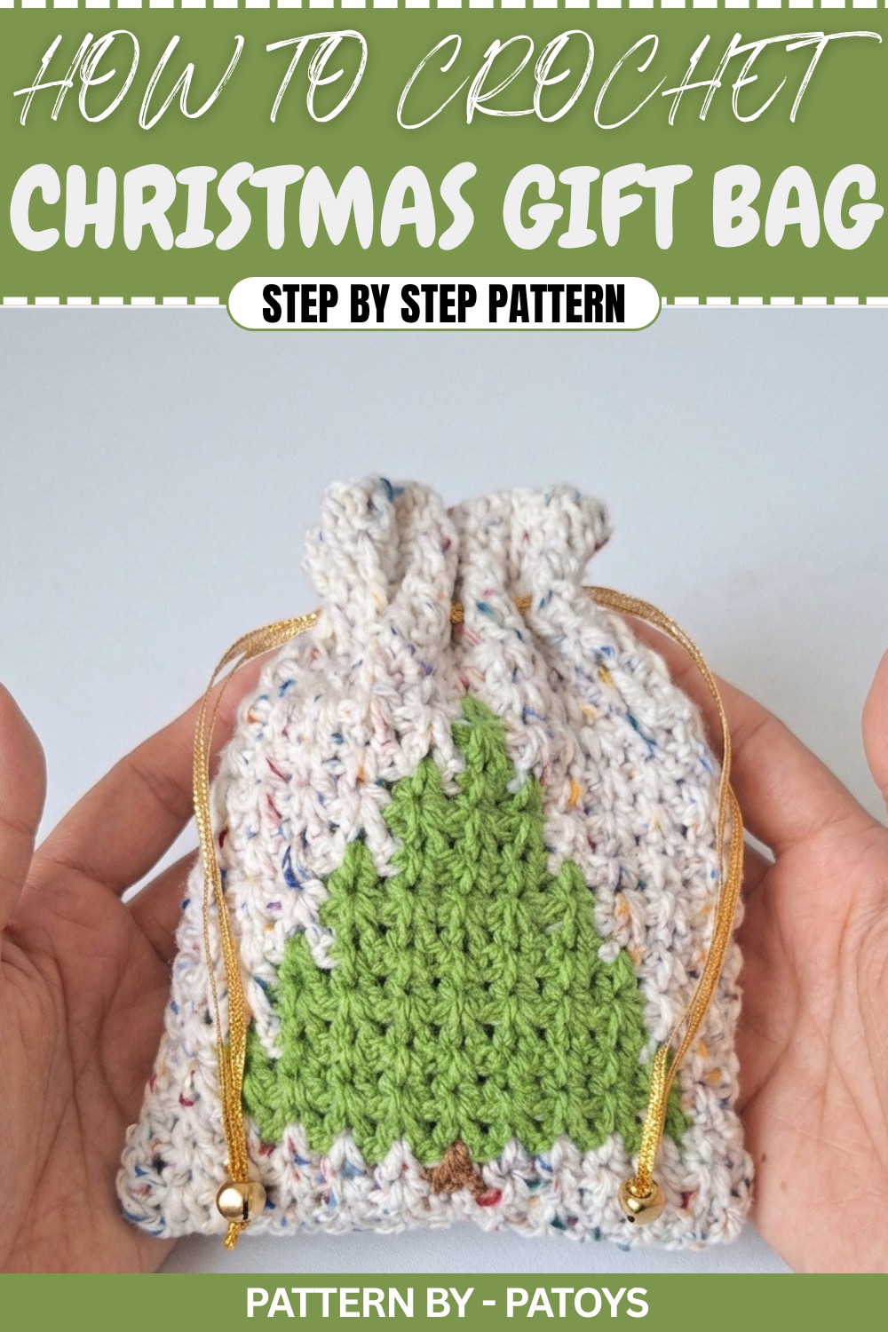 Cute Crochet Christmas Gift Bag Pattern to Brighten the Holidays