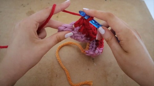 Cute Crochet Colorful Scarf Pattern 5