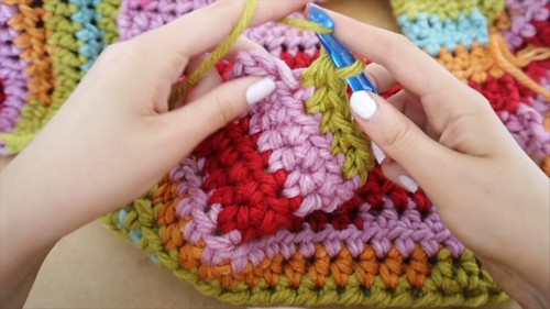 Cute Crochet Colorful Scarf Pattern 6