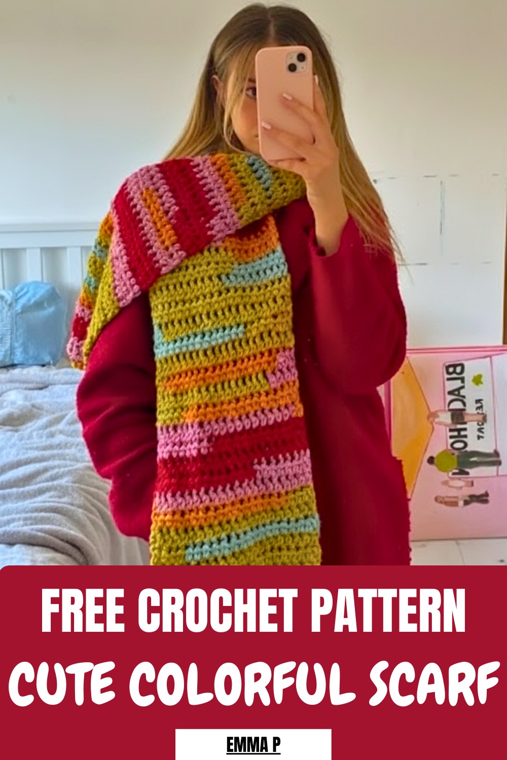 Cute Crochet Colorful Scarf Pattern