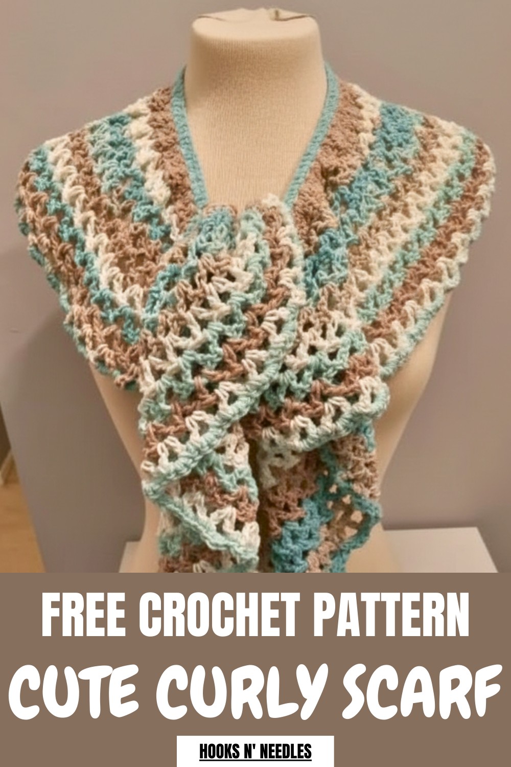 Cute Crochet Curly Scarf Pattern